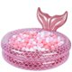 thumbnail image 3 of Piscina inflable para niños Benelet Mermaid de 120 cm con kit de reparación, 3 of 7