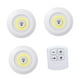 thumbnail image 3 of Luz Bajo Gabinete Lámpara de Noche con Control Remoto para Gabinete Pasillo Armario 3 Luces Blanca, 3 of 3