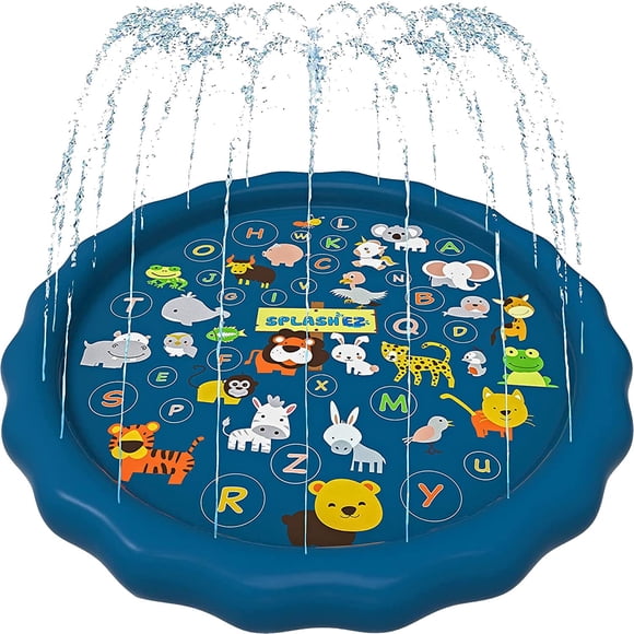 Almohadilla antisalpicaduras, rociador y piscina para bebés SplashEZ 3 en 1 para niños
