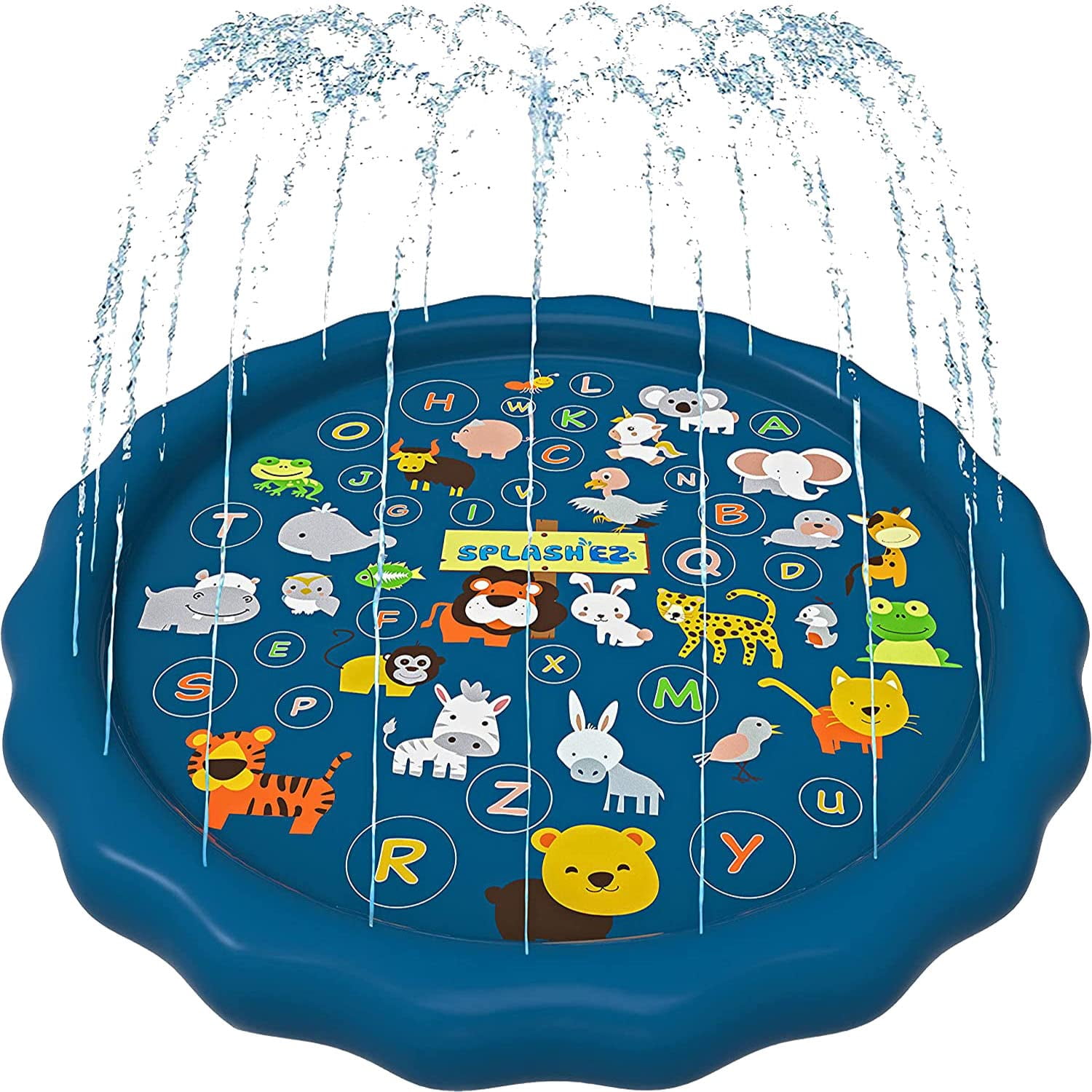 Almohadilla Antisalpicaduras, Rociador Y Piscina Para Bebés Splashez 3 En 1 Para Niños