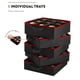 thumbnail image 4 of Caja de almacenamiento para adornos navideños ZOBER All in One, color negro, 4 of 8