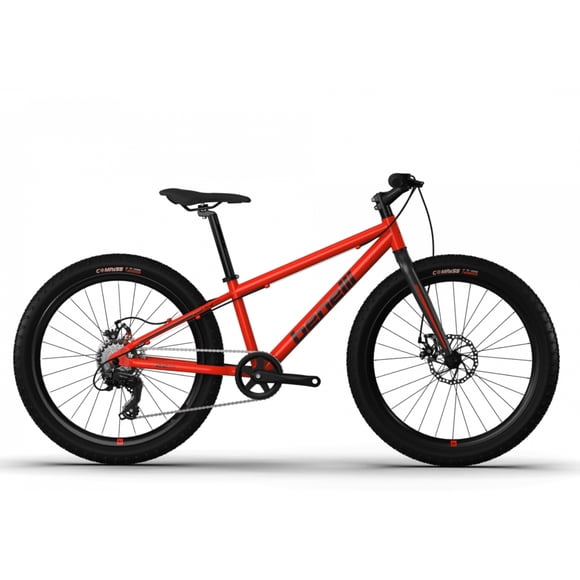 Bicicleta Mtb De Aleacion Rojo Con Gris - Aro 24