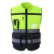 thumbnail image 5 of Chaleco reflectante de seguridad sin mangas chaleco con cremallera amarillo F, 5 of 5