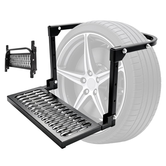 Escalón para llanta de vehículo SakerPlus plegable antideslizante y ajustable