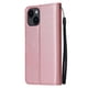 thumbnail image 2 of Funda Cartera para iPhone 14 con Tarjetero, Soporte y Cordón - Protección Oro rosa, 2 of 5