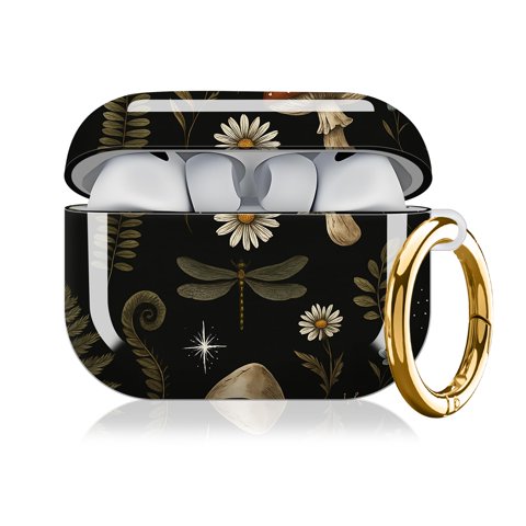 Estuche A Prueba De Golpes Y Llavero Floral Para Airpod Pro