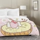 thumbnail image 2 of DIEZ The Girls My Bunny Melody Theme Bedding Set3 Piece 3D Melody Flowers Printed Breathable Durable Microfiber Comforter SetGifts for Boys and Girls Twin, 2 of 5