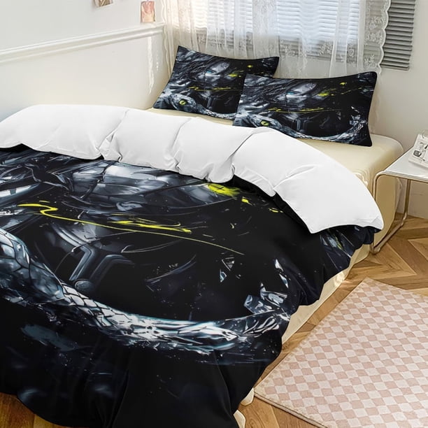 Demon Slayer Anime Home Bed 3-piece Set Classic Japanese Anime Polyester Wash Student Dormitory Set
