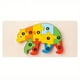 thumbnail image 1 of Wooden Early Education Cognition Children's Educational Toys Building Blocks Wooden Animal Traffic Shape Matching 3d Three-dimensional Puzzle, 1 of 3