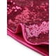 thumbnail image 5 of INSPIRE CHIC Pantalones Cortos de Mujer con Lentejuelas Brillantes de Tiro Medio Sólido Brillo Coctel Cintura Elástica Hot Pink L, 5 of 6