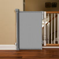 Igpro - Reja Seguridad Ajustable Para Bebe/Perros/Mascotas Gris