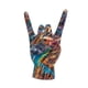 thumbnail image 5 of Rock On Hand Gesture Statue Artwork Tabletop Ornament For Indoor Office Home, 5 of 5
