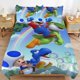 thumbnail image 1 of Super Mario 3-Piece Comforter Set for Bedroom Super Mario Bedding Set for Kids Adults Soft Microfiber Duvet Cover Set with Zipper Closure, 1 of 5
