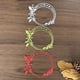 thumbnail image 4 of Troqueles de corte de metal con forma de copo de nieve navideño con forma de marco circular, 4 of 8