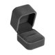 thumbnail image 1 of Ofertas Únicas Caja de Anillo de Lujo Caja de Exhibición de Joyería para Compromiso Caja Decorativa de Descarte Gamuza Gris, 1 of 7