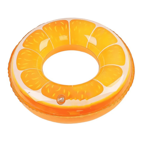 Flotador Salvavidas Inflable Piscina Redondo 70cm naranja