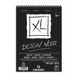 Croquera Dibujo Canson Xl Negra 150Gr A5