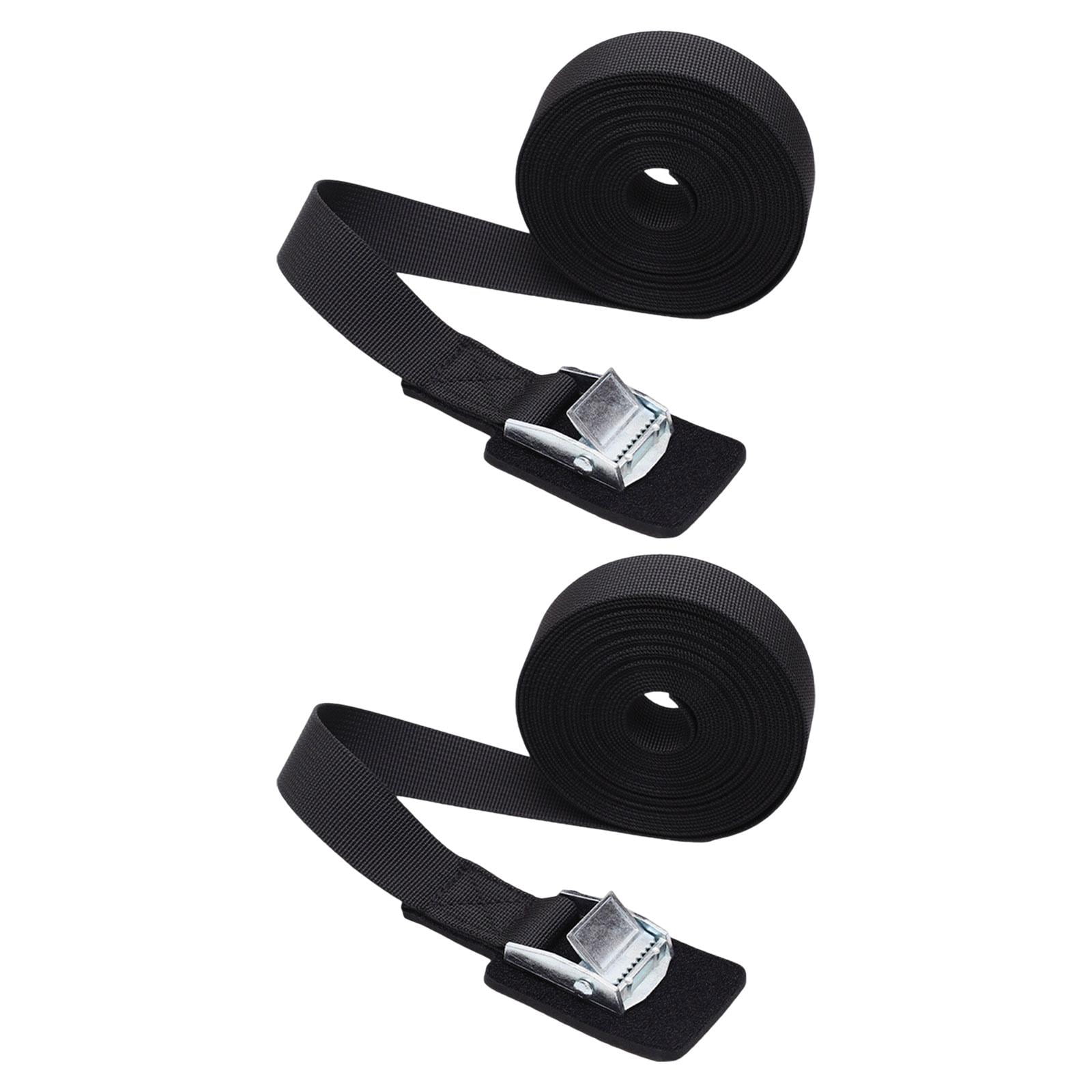 Magideal - 2 Correas De , Correa De Fijación, Correas Seguras, Correas De Hebilla De Leva Premium, Correas De Carga, Correas De Para Remolque Con Ci 25mmx2m