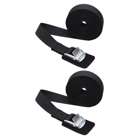 Magideal - 2 Correas De , Correa De Fijación, Correas Seguras, Correas De Hebilla De Leva Premium, Correas De Carga, Correas De Para Remolque Con Ci 25Mmx2M