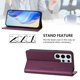 thumbnail image 3 of Funda Billetera con Soporte para Samsung Galaxy S24 Ultra Bloqueo RFID Plegable Violeta, 3 of 6