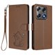 thumbnail image 1 of Motorola Signature 5G Funda Billetera de Gato, Marrón, 1 of 6
