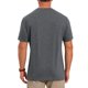 thumbnail image 3 of INSPIRE CHIC Camiseta de Hombre con Bolsillo en el Pecho, Estampado de Rayas, Cuello Redondo, Manga Corta, Talla M, Gris Oscuro, 3 of 5