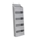 thumbnail image 1 of Organizador Sobre La Puerta Almacenamiento 5 Bolsillos De Gran Capacidad Para Juguetes Artículos De Tocador Gris, 1 of 3