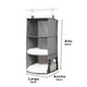 thumbnail image 3 of Organizador Colgante De Ropa Varios 3 Compartimientos Closet, 3 of 3
