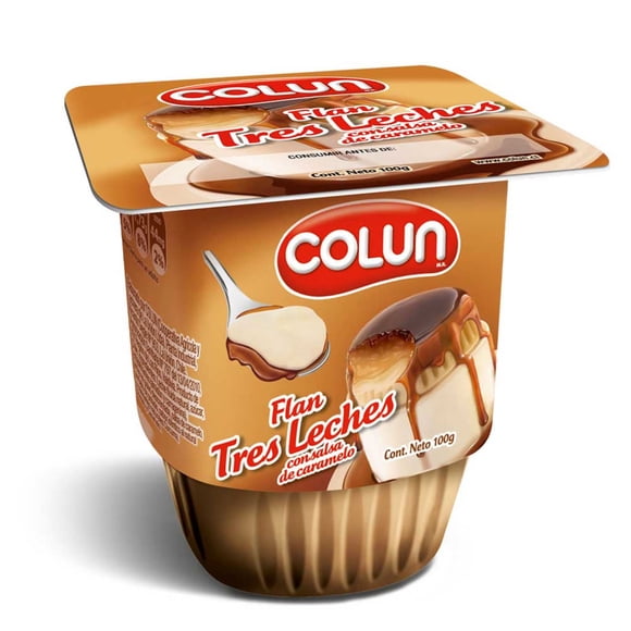 Flan Tres Leches Postre, 100 g