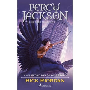 Salamandra Infantil Y Juvenil - Libro Percy J. Dioses Del Olimpo 5 - El Ultimo Héroe Del Olimpo