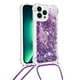thumbnail image 2 of Funda FOXDOCK para iPhone 15 Pro con Cuerda Ajustable, Brillo Líquido, Protección Antigolpes y Lente – Ideal para Regalo, 2 of 6