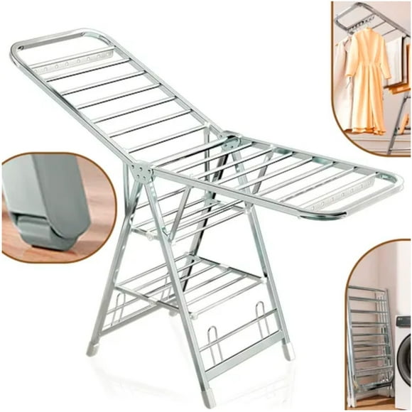 Tendedero Plegable Premium Beiti Acero Inox 180cm 50kg