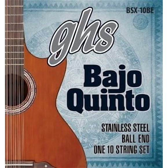 Juego de 10 cuerdas Bajo Quinto GHS de acero inoxidable
