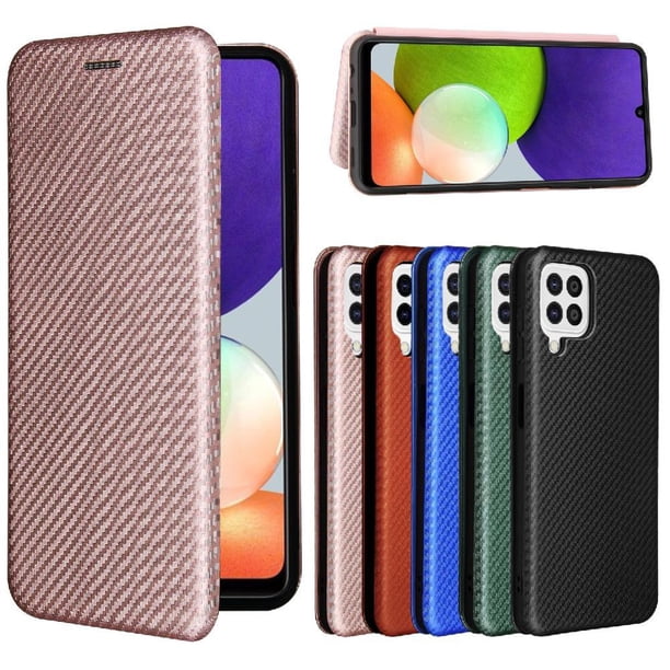 Funda Flip para FOXDOCK Samsung Galaxy A22 4G - Funda magnética de negocios, funda protectora delgada