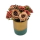 thumbnail image 2 of Planta Artificial Macetero Dorado Con Rosas Decorativas rojo, 2 of 5