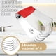 thumbnail image 5 of Batidora de masa Zulay Kitchen Professional de acero inoxidable roja, 5 of 6
