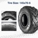 thumbnail image 2 of Neumáticos MaxAuto 145/70-6 Tubeless para minibicicleta Go Kart Street, 2 of 8