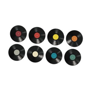 Bothyi - Pegatinas De Pared De Vinilo Con Diseño De Discos, Papel Pintado De Pvc Para Habitación, Sala De Estar Y Dormitorio.