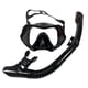 thumbnail image 1 of Máscara Snorkel Set Máscara De Buceo Gafas De Natación Buzo Entrenamiento Buceo Negro, 1 of 5