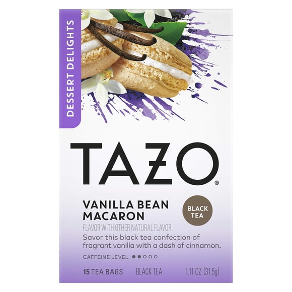 Macarrones de vainilla Tea Tazo Dessert Delights, 15 unidades