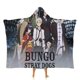 thumbnail image 1 of Perros Callejeros Bungou Manta Capa con Capucha Anti-Bolitas, Manta de Lana Ártica Suave, Manta Portátil de Felpa Ligera y Lujosa, Poncho para Siesta en Casa y Oficina, 100*130cm, 1 of 6