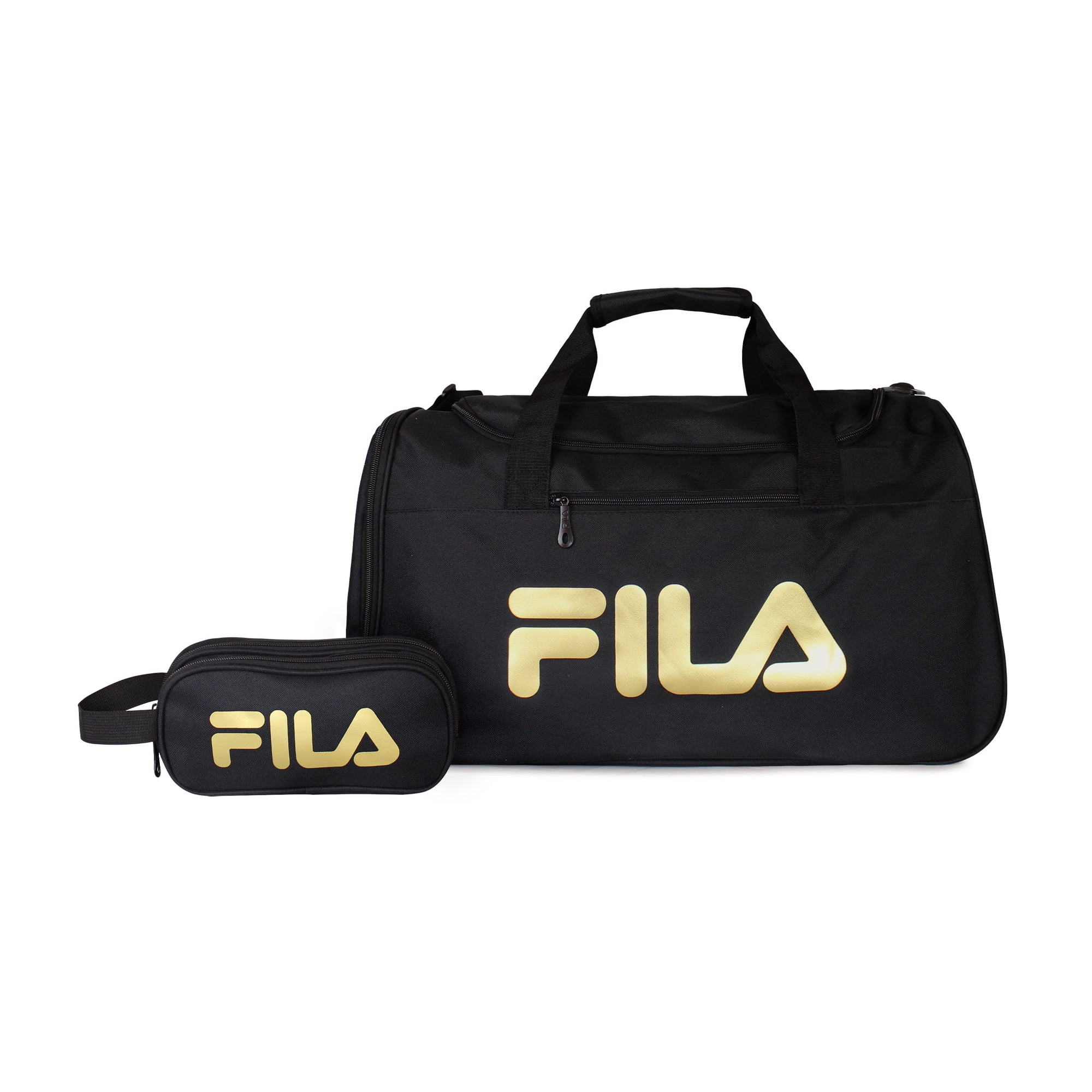 Fila - Pack Bolso Verona S Gold-negro + Neceser Spark Gold