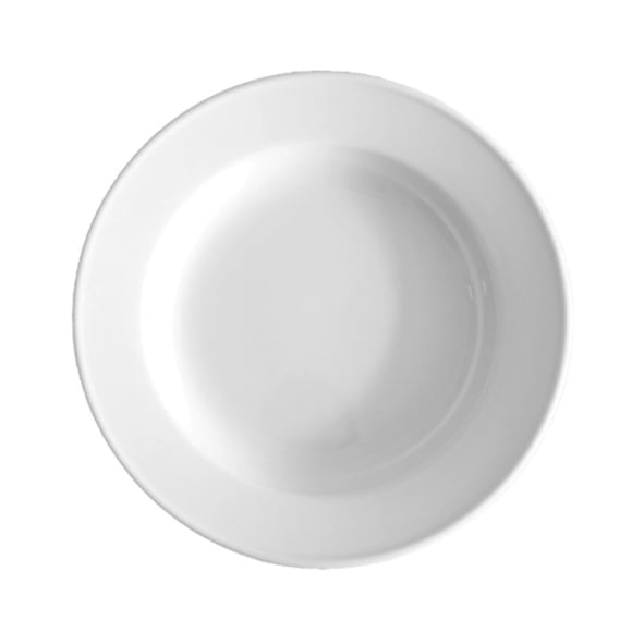 Set De 24 Platos Hondo De Porcelana Blancos 23Cm Star Th