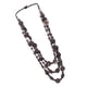 thumbnail image 2 of Collar hecho a mano de las mujeres concha de coco collar de cuentas de madera café, 2 of 3