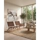 thumbnail image 2 of Sitial Valentina Silla de Comedor Madera y Trenzado Natural y Café, 2 of 2
