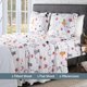 thumbnail image 3 of Juego de sábanas Elegant Comfort de franela de terciopelo Cal King Jingle Cats, 3 of 9