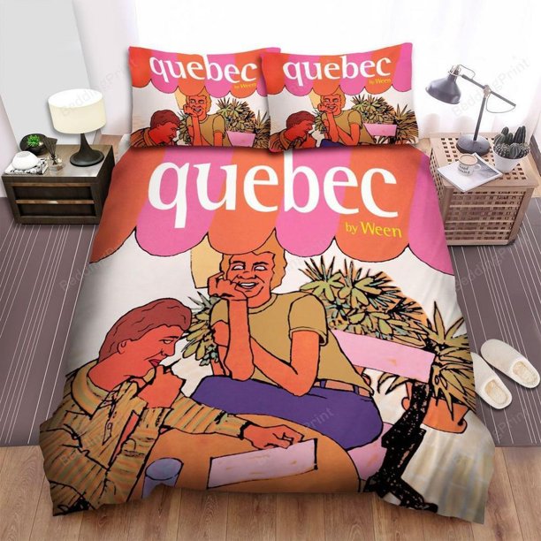 Ween Quebec Quilt Duvet Cover Set Bedclothes Queen Bedding Bedroom Decor 3-Piece Bedding Set