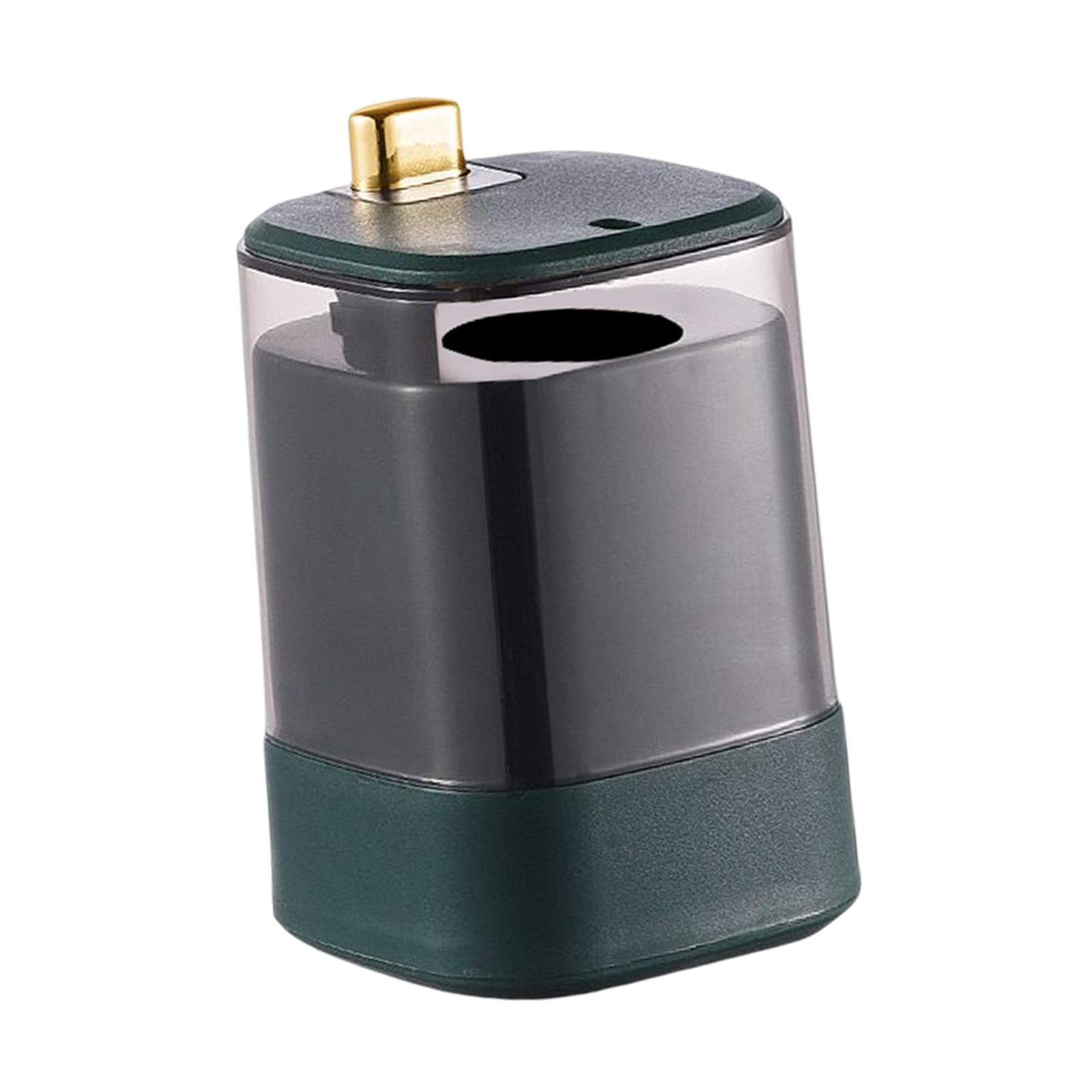 Bothyi - Dispensador De Palillos De Dientes Con Tapa Transparente Para Mesa De Comedor De Picnic Restaurante Verde Oscuro