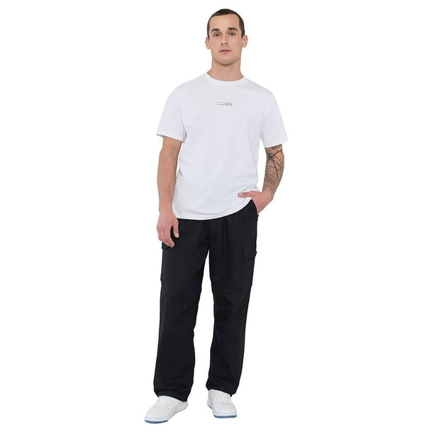 Pantalón Hombre Parachute Fit Negro Corona