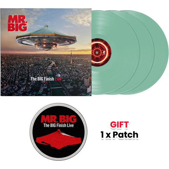 The BIG Finish Live - 3LP en estado impecable + Regalo de parche bordado